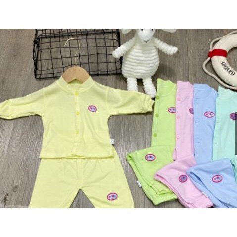 Bộ nỉ cotton Baby cho bé vải mềm mại cho be