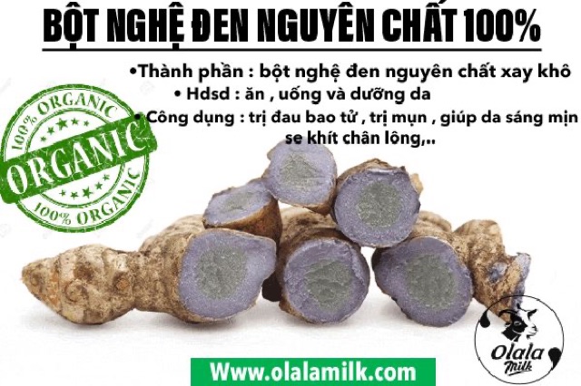 BỘT NGHỆ ĐEN NGUYÊN CHẤT