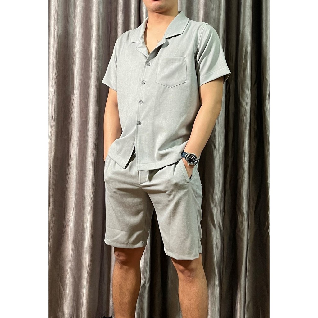 sơ mi nam cổ vest chất liệu vải tằm mặc thoáng mát ( nhập mã PRAH10 giảm giá tối đa 30% cho đơn tối thiểu 500k ) | BigBuy360 - bigbuy360.vn