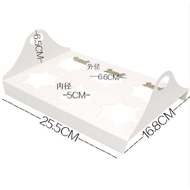 SET 5 HỘP  CUPCAKE 6 BÁNH QUAI XÁCH