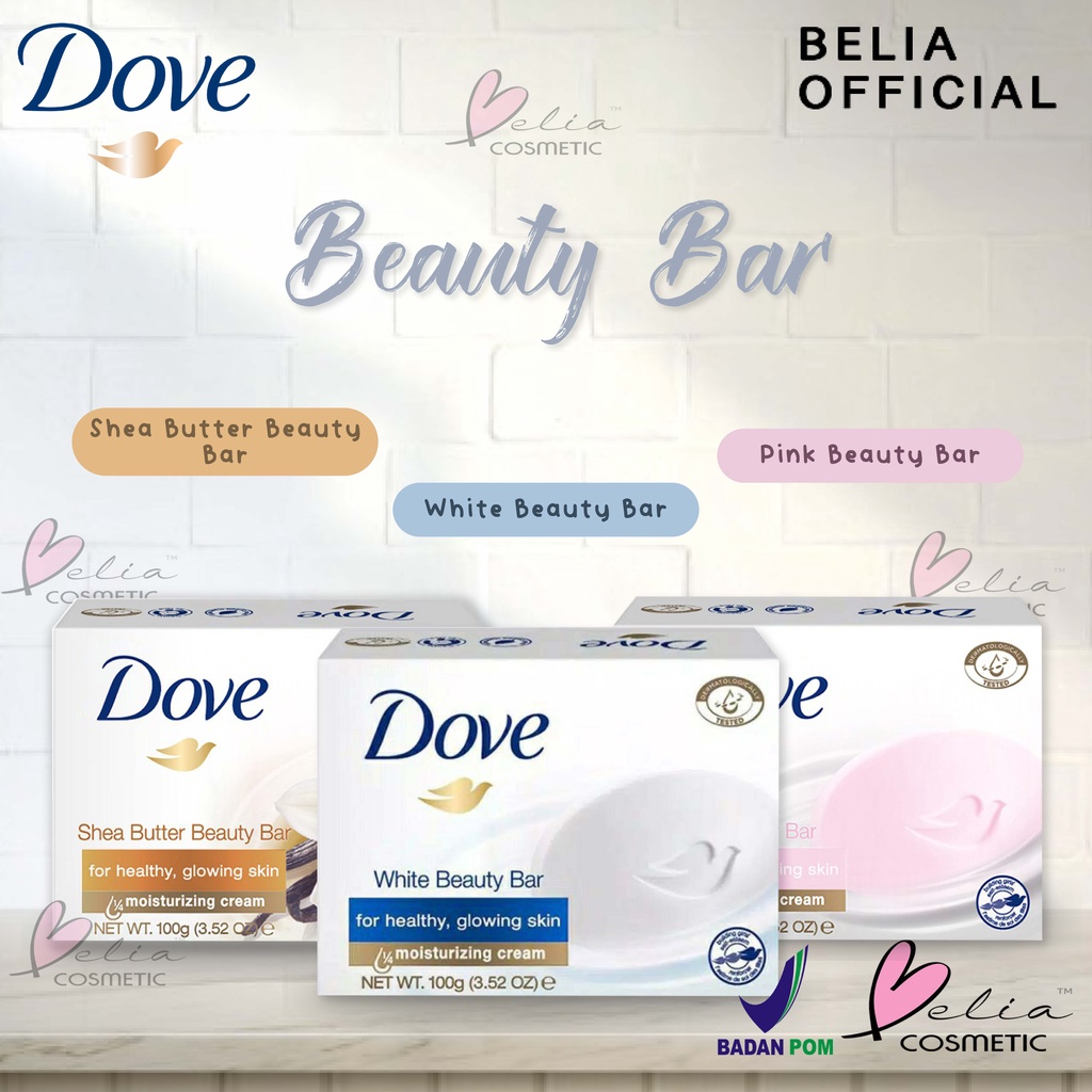 (Hàng Mới Về) Kem Bơ Hạt Mỡ Belia Dove Beauty Màu Trắng Hồng 100g