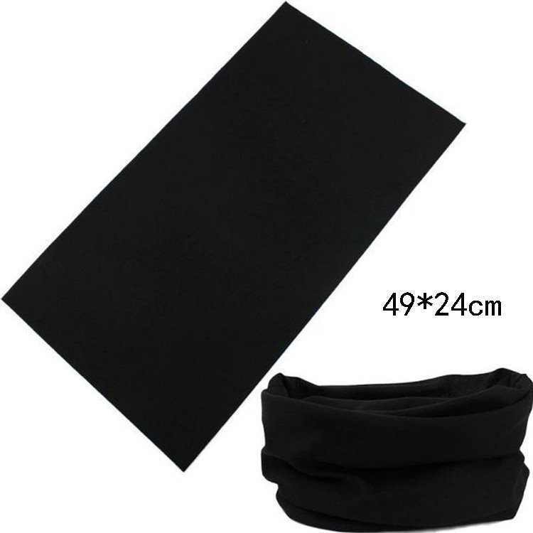 Combo 2 khăn ống đa năng chống nắng - màu đen