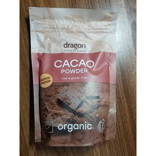 Bột Ca cao nguyên chất hữu cơ Dragon Superfoods 200gr