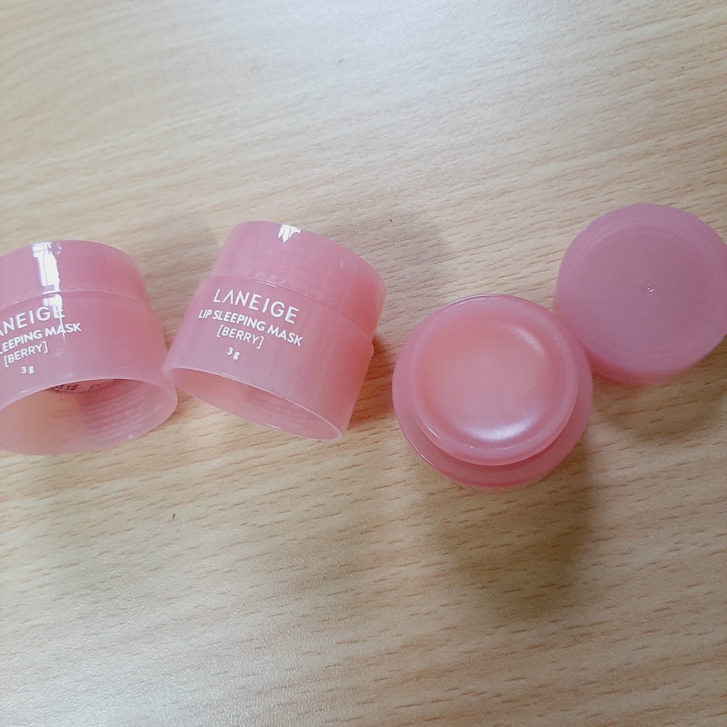 [L&amp;V] Mặt Nạ Ủ Môi Laneige – Mặt nạ ủ môi Laneige Lip Sleeping Mask Berry 3g – Lấy Lại Đôi Môi Hồng Hào Mềm Mịn Tự Nhiên