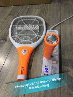 Vợt muỗi cao cấp Asian VM05 (tháo chuôi sạc)