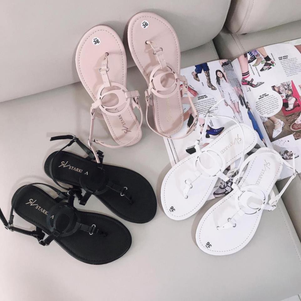Sandal Nữ, Giày Sandal Cao Gót Nữ Cao 1P Quai Kẹp Xỏ Ngón Chất Da Mềm Dạng Chiến Binh Siêu Cute, Hàng Chuẩn Size.