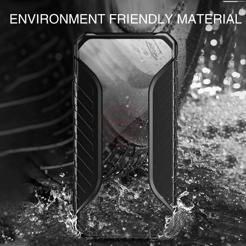 For OPPO Realme 3 Pro Case【Tire Stripe】Soft Rubber Hard Transparent Back Slim Thin Cover