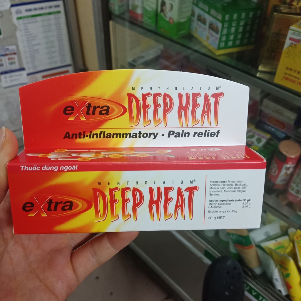 Gel xoa Deep Heat Extra tuýp 30g