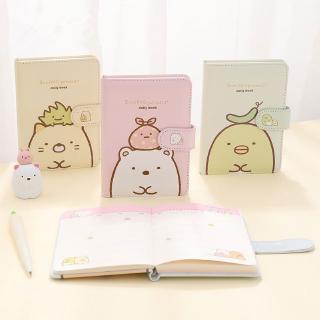 ⭐Cuộc sống ở góc⭐Sumikkogurashi Notepad Da Từ Khóa Sổ Tay Hoạt Hình Sổ Tay Nhỏ Tiện Lợi Đồ Dùng Học Tập Mùa Học Văn Phòng Phẩm 4 Màu Tùy Chọn