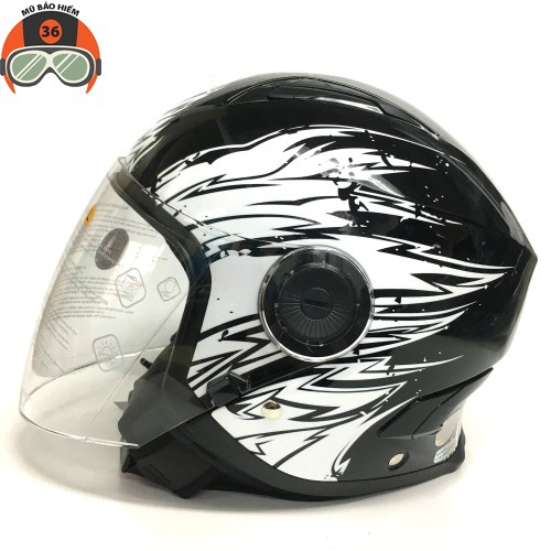 Mũ bảo hiểm chính hãng SUNDA 617 tem