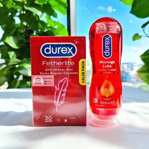 Bao cao su Durex Fetherlite 30 chiếc