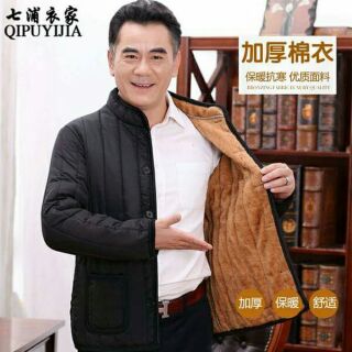 Áo khoác lót lông cho bố