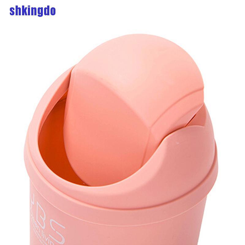 Thùng rác cỡ nhỏ để bàn văn phòng dễ thương