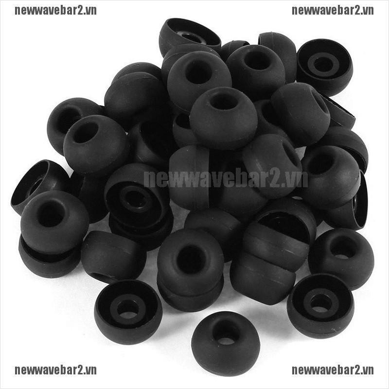 Set 50 Phụ Kiện Thay Thế Cho Tai Nghe Chất Liệu Silicon Mềm