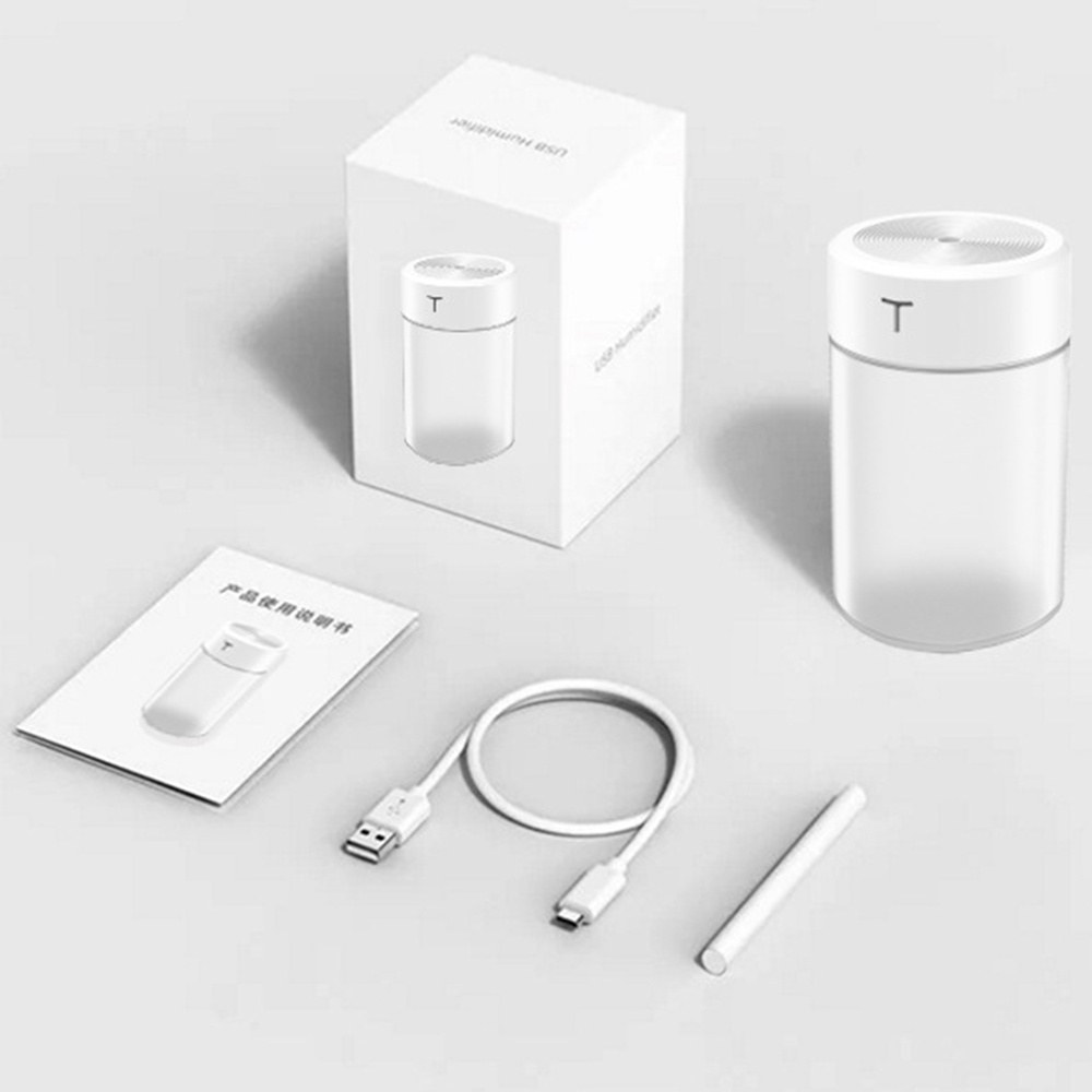 Máy Phun Sương Tạo Độ Ẩm Không Khí Mini Để Bàn Sạc Usb Tiện Dụng