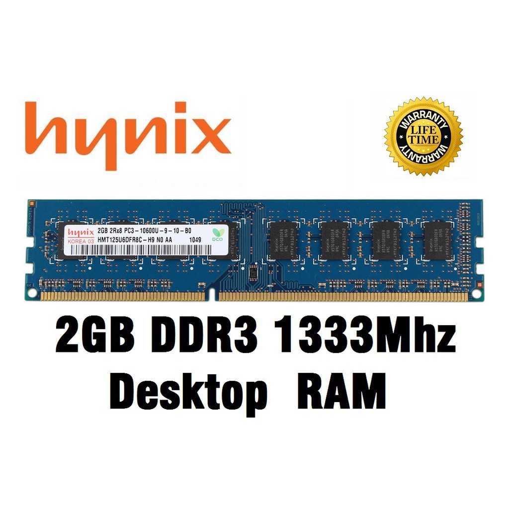 Thẻ Nhớ Hynix 2gb Ddr3 1333mhz Pc3-10600u Dimm Ram 240pin Cho Máy Tính | BigBuy360 - bigbuy360.vn