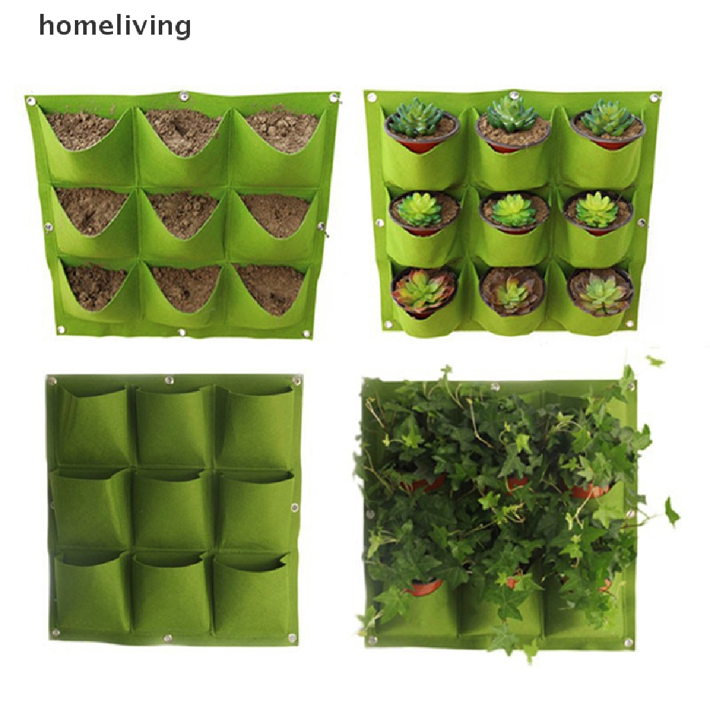 Túi Đựng Chậu Hoa Treo Tường Dạng Đứng Tiện Lợi Dành Cho Vườn Nhà