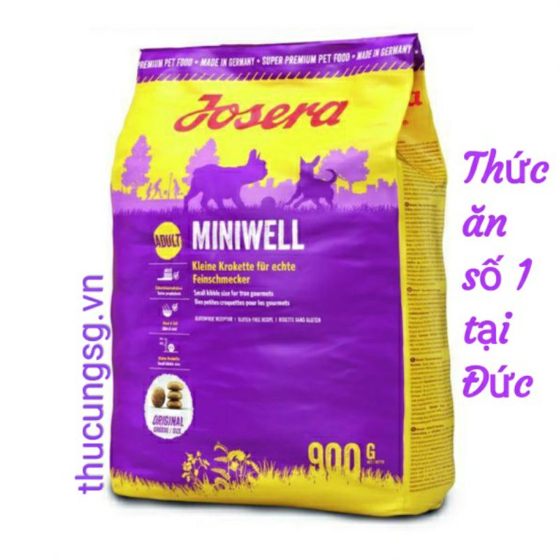 Thức ăn chó Josera Mini Well 900g(thức ăn số 1 tại Đức)