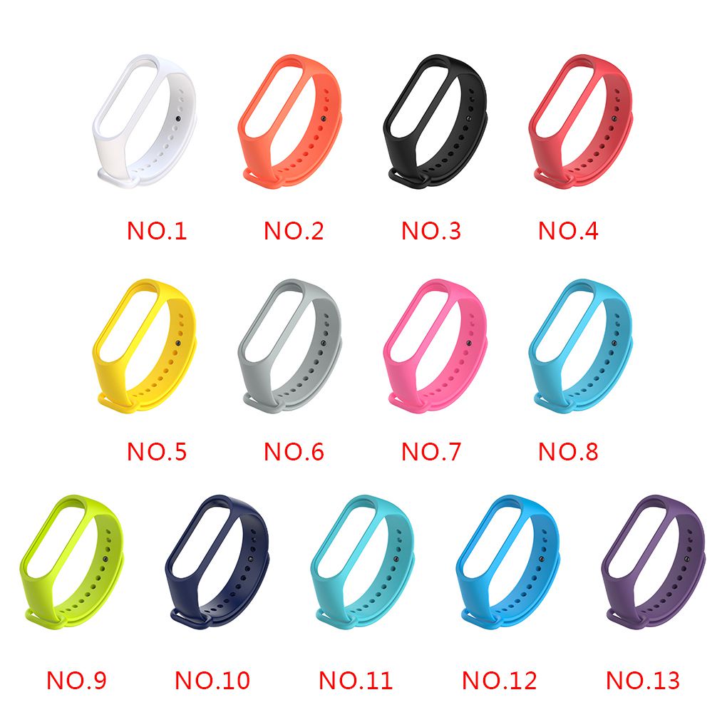 [CHOO] Replacement Strap for Xiaomi Mi 3 TPU Wristband Smart Wrist Strap Replace Accessories