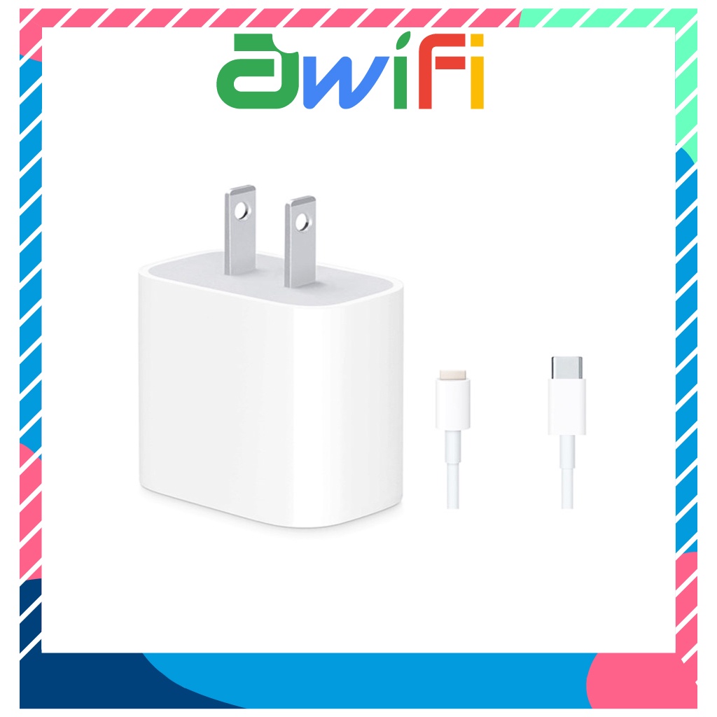 Củ sạc nhanh Type-C 20W và cáp sạc Types-C cho điện thoại tai nghe - Awifi L3-5