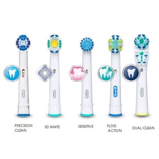 Vỉ 02 Đầu bàn chải đánh răng điện thay thế BRAUN Oral-B