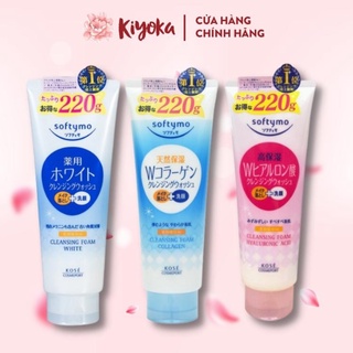 [NỘI ĐỊA NHẬT] Sữa rửa mặt Kose Softymo Nhật Bản 220g