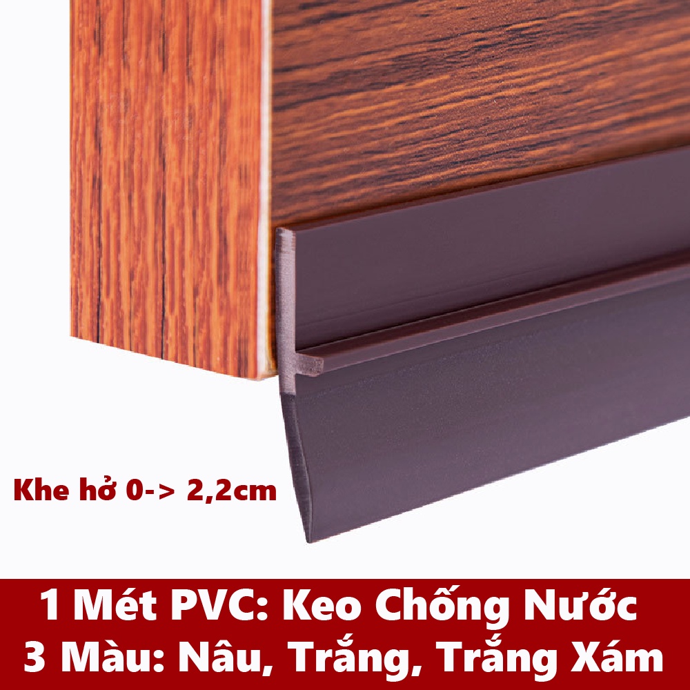 Ron Chắn Chặn Cửa Dài 1 Mét, Dán Chân Cửa, Miếng Chặn Cửa Chống Gió Lùa Cách Âm Giữ Nhiệt Điều Hòa