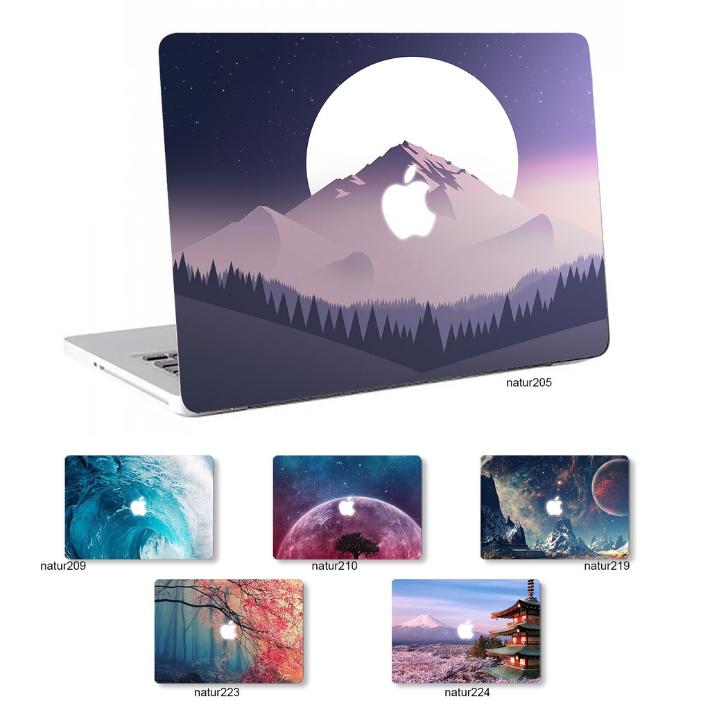 [ SIÊU RẺ ĐẸP]  Dán decal cho các dòng Macbook Pro in thiên nhiên 3D cực đẹp