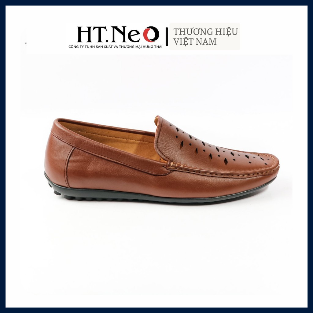 Giày mọi nam-giày lười HT.NEO da bò thô cao cấp đế cao su đi rất êm chân ,cực đẹp và kiểu dáng sang trọng (R20)