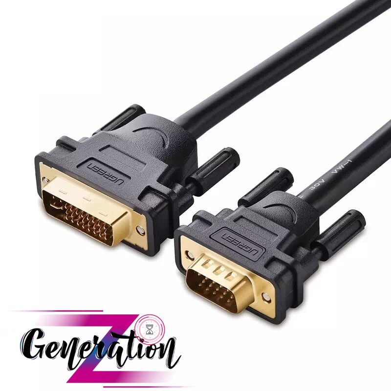 Cáp chuyển DVI 24+5 sang VGA Ugreen Dài 1M - 1.5M - 2M - 3M