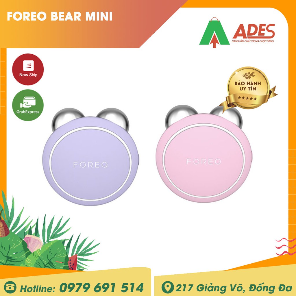 FOREO BEAR MINI | HOT2021 - CHÍNH HÃNG BẢO HÀNH 24 THÁNG - 1 ĐỔI 1 - Máy massage nâng cơ đẩy tinh chất