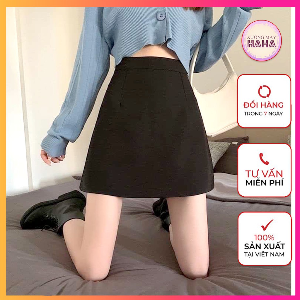 Chân váy chữ a công sở trơn váy ngắn có lót trong