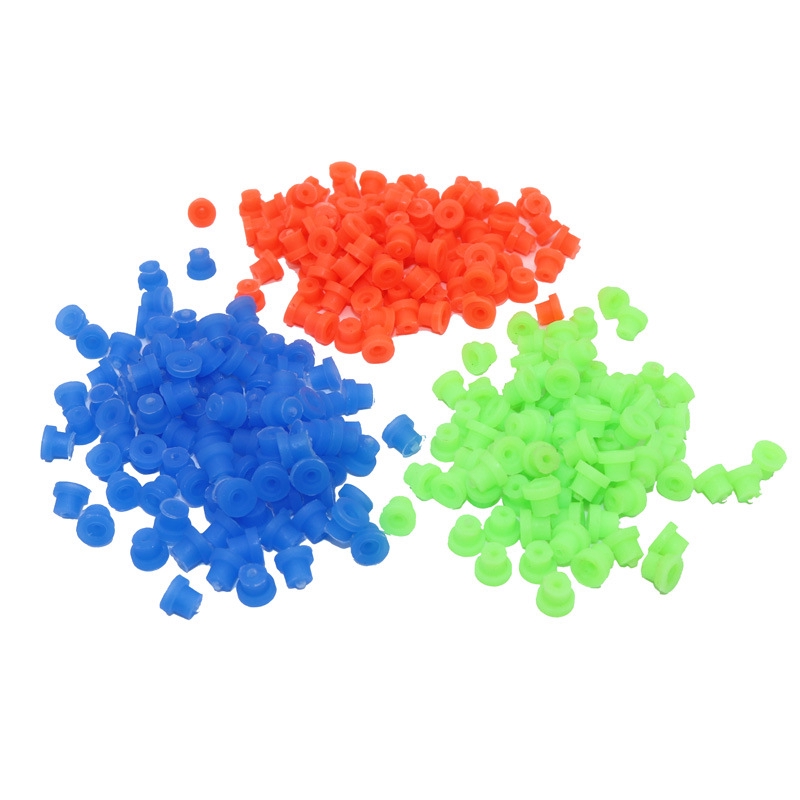 Set 100 Miếng Đệm Silicon Hình Chữ T Hỗ Trợ Xăm Hình Chuyên Dụng