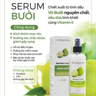 Serum bưởi Milaganics