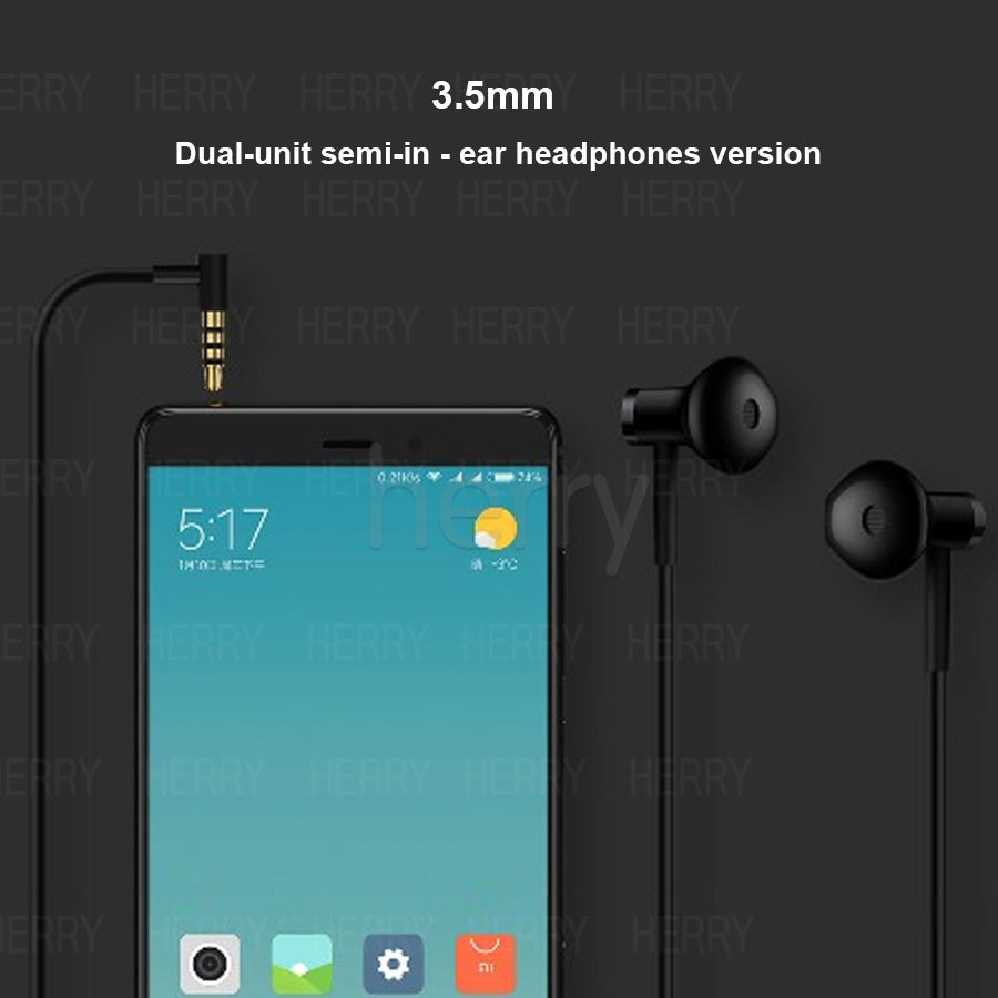 Tai nghe nhét tai có dây giắc 3.5mm type C tích hợp Micrô cho Android Xiaomi Mi Redmi