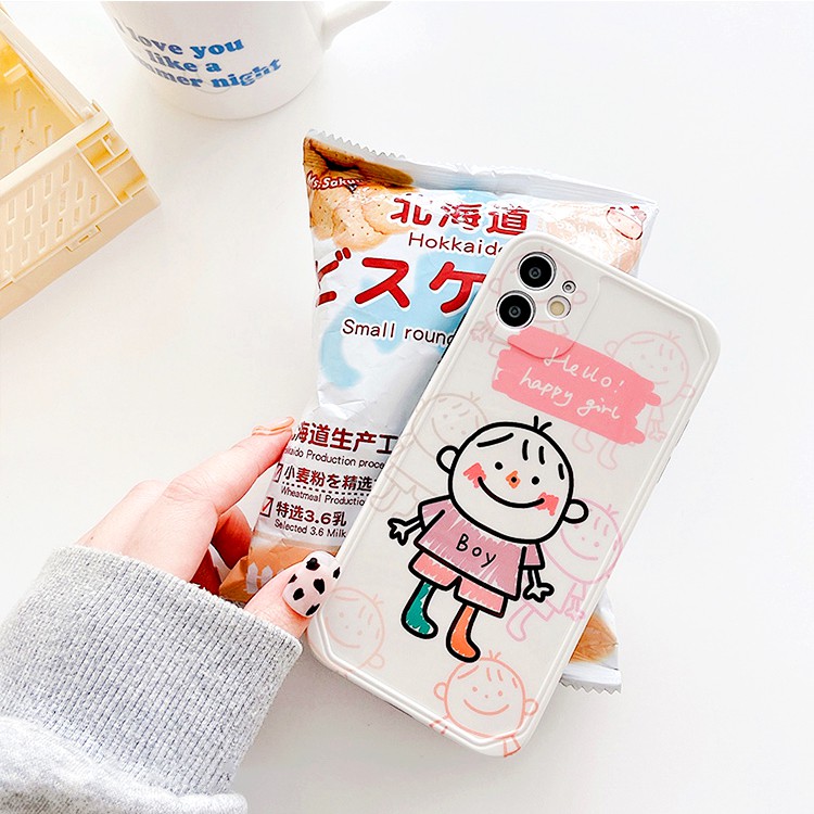 Ốp lưng iphone Little Couple IMD dày dặn viền nổi 5/5s/6/6plus/6s/6splus/7/7plus/8/8plus/x/xs/11/12/pro/max/plus/promax | BigBuy360 - bigbuy360.vn