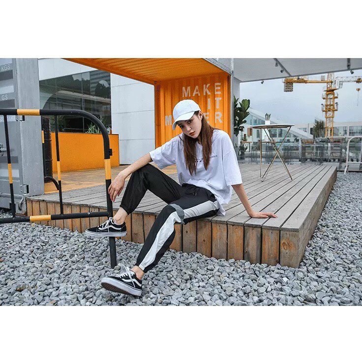 [Freeship] Quần dù phát sáng unisex thời trang năng động trẻ trung TP210