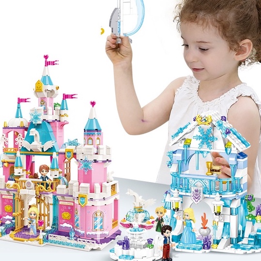 Bộ Đồ Chơi Xếp Hình LEGO Lâu Đài Công Chúa, Lego Búp Bê - Đồ Chơi Cho Bé Gái
