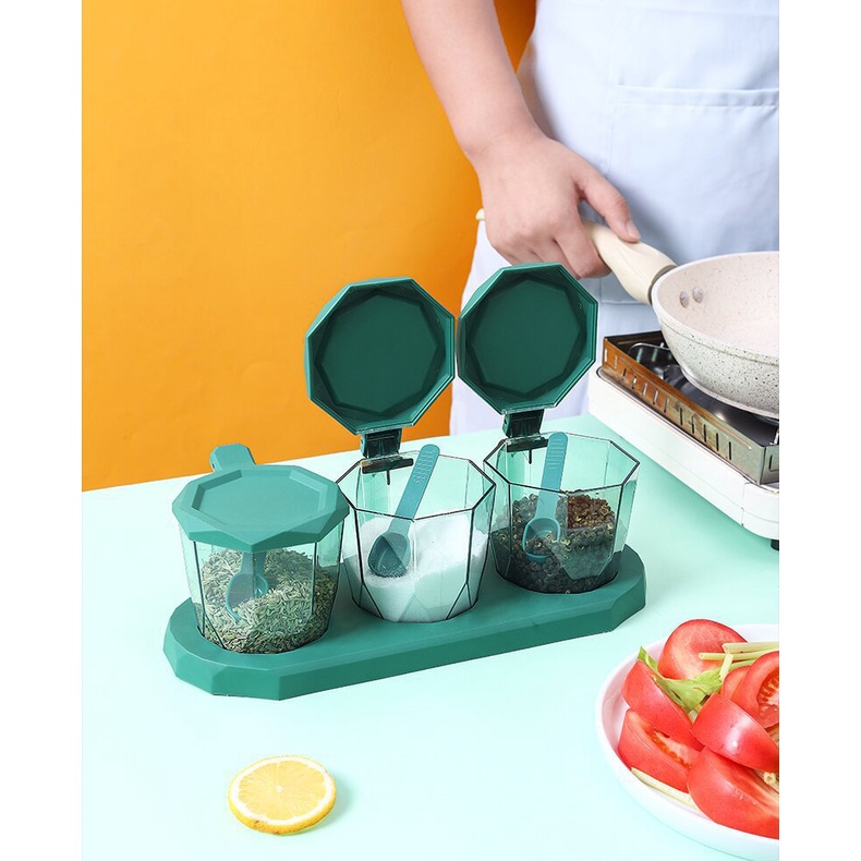 Set 3 Hộp Đựng Gia Vị Tiện Lợi Cho Nhà Bếp - Dumi Shop