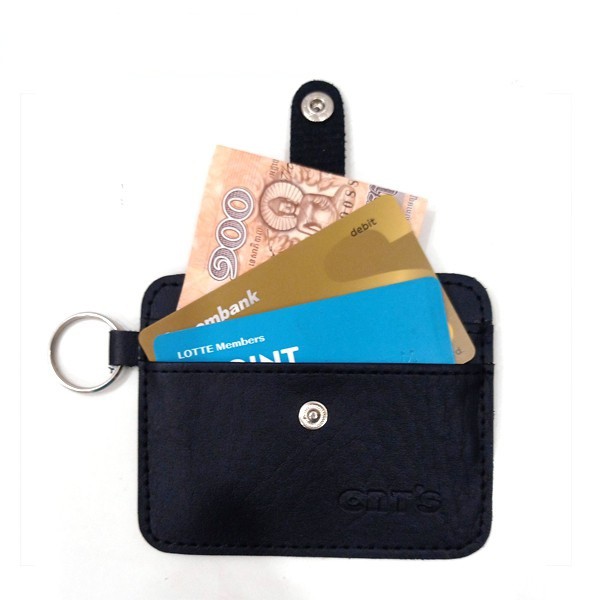 Ví da mini dạng móc khóa Bỏ túi, móc xe, đựng thẻ card siêu tiện lợi