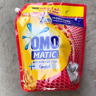 Túi nước giặt OMO MATIC máy giặt cửa trên hương Comfort 3,7kg