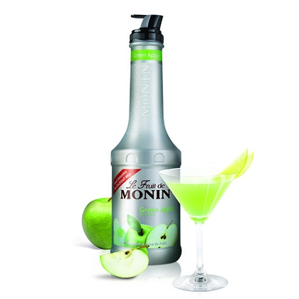 Mứt trái cây/ Puree Fruit Mix Monin táo chai 1L. Hàng công ty có sẵn giao ngay