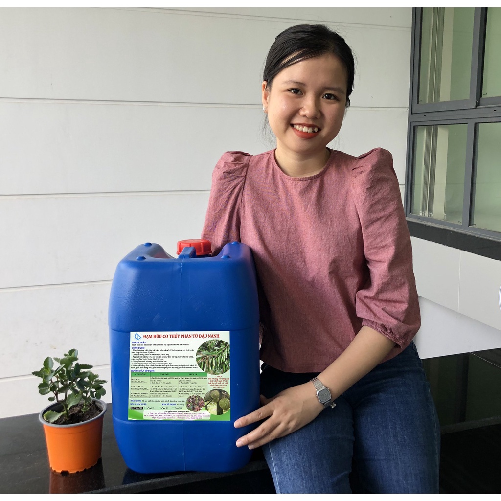 Phân Đậu Nành – Đạm Hữu Cơ Thủy Phân Từ Đậu Nành Chuyên dưỡng trái, giúp trái căng tròn, bộ rễ khỏe, lá to, dày