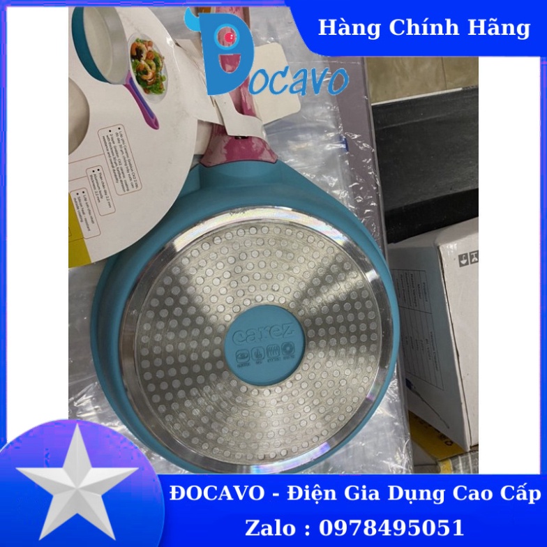 (GIÁ RẺ NHẤT) Chảo rán chống dính Carez FPC355DI-24 chống dính Ceramic, 2 đáy từ dày dặn. Công nghệ ĐỨC Đocavo xincosmet