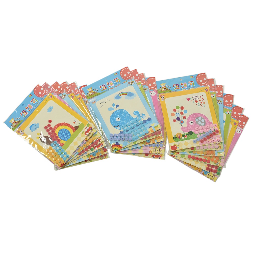 1 Bộ Dụng Cụ Vẽ Nút Giáo Dục Cho Bé