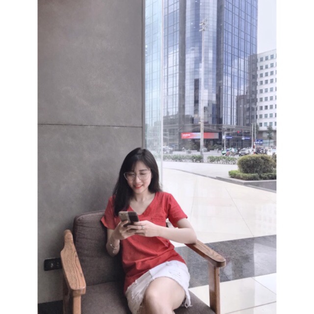 Áo phông cổ V full size 💯 ẢNH THẬT💯