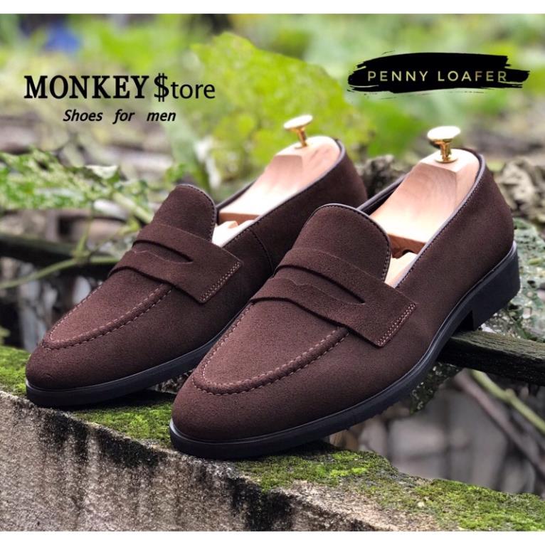 Giày tây nam, giày công sở Da lộn loafer - Mã MK05 ( Ảnh và video độc quyền - Bảo hành 12 tháng ) 🐳