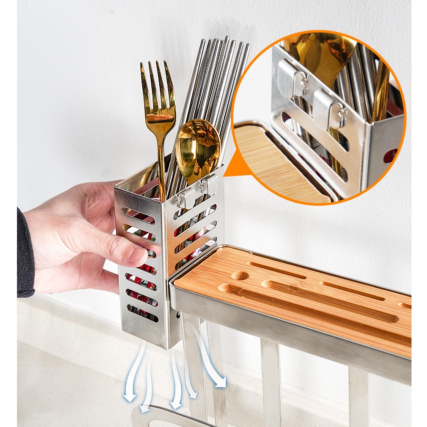 Kệ Dao Thớt Thép, Inox Kava, Đồ Dùng Bếp | BigBuy360 - bigbuy360.vn