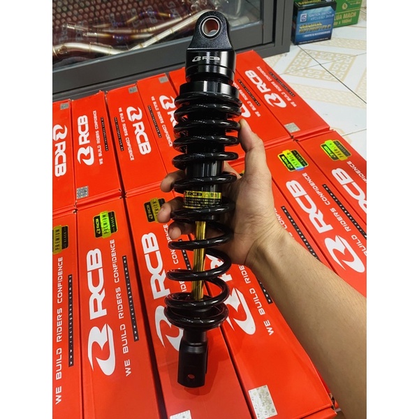 Phuộc rcb mẫu lò xo đen ty vàng cho dream wave fu va ab gắn bao đẹp nha