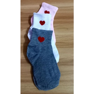 Combo 5 đôi tất nữ cổ tim dày đẹp